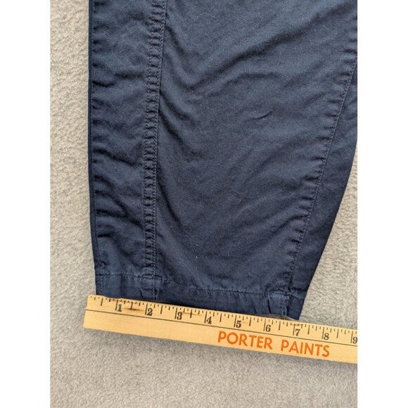 Tommy Hilfiger Capri Pants Womens 16 Navy Cargo Cropped Zip Fly Pockets 802251 - Picture 7 of 14